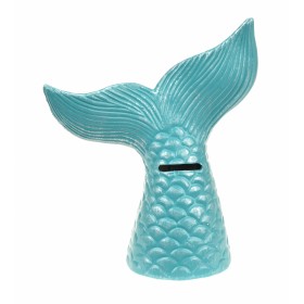 Spaarpot Zeemeermin Turquoise 22 cm