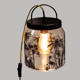 Sfeerlamp / Tafellamp Tropische Dieren