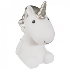 Nachtlampje Unicorn / Eenhoorn Zilver