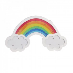 Wandlamp Hello Kids Regenboog Hout