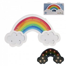 Wandlamp Hello Kids Regenboog Hout