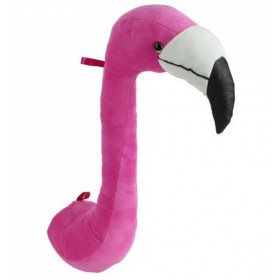 Dierenkop Flamingo Hardroze 44 cm