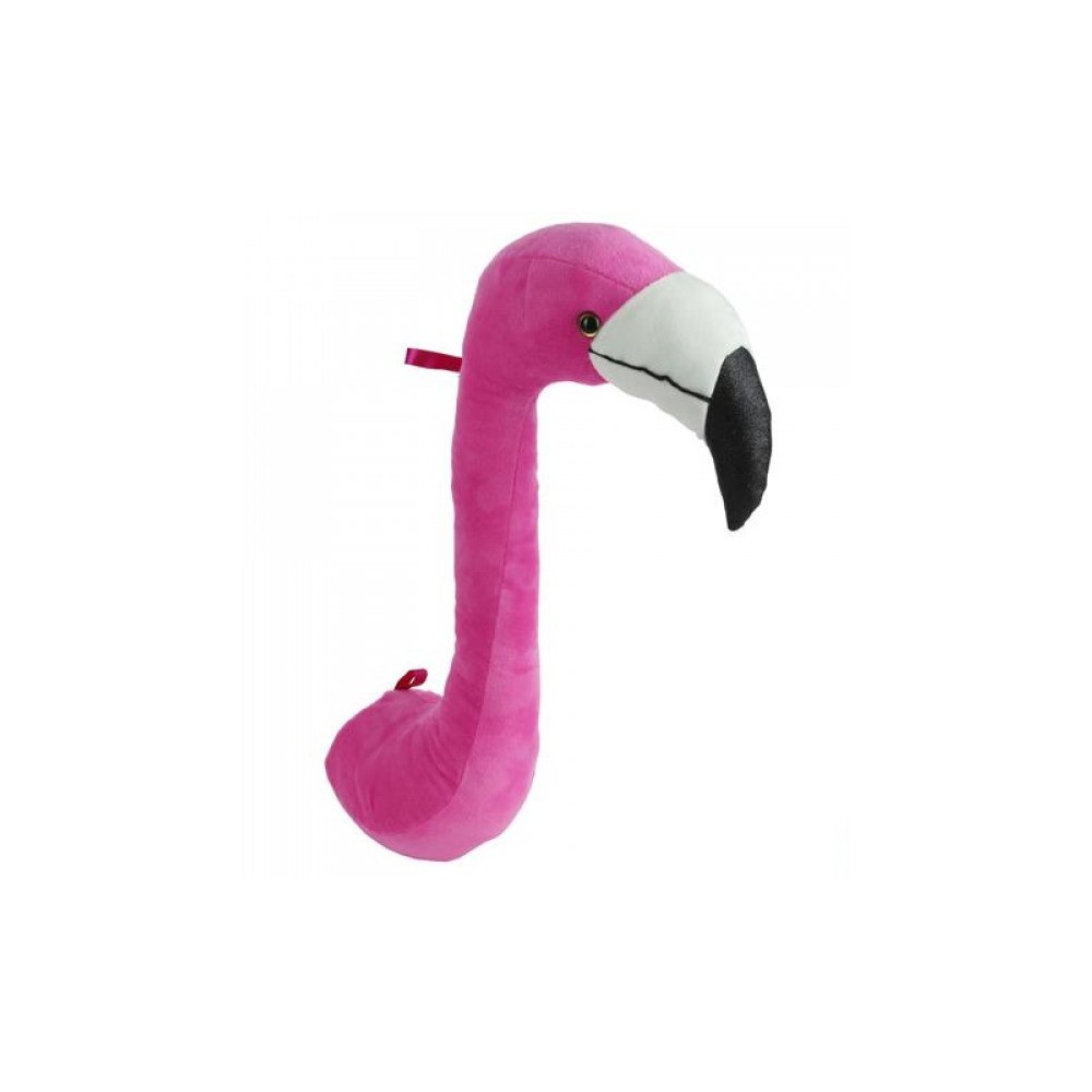 Dierenkop Flamingo Hardroze 44 cm