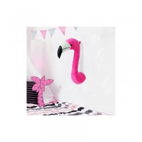 Dierenkop Flamingo Hardroze 44 cm